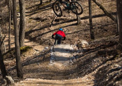 Lake leatherwood top downhill trails