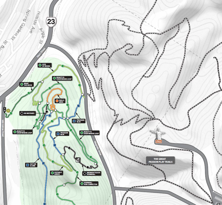 Eureka Marble Flats Map 