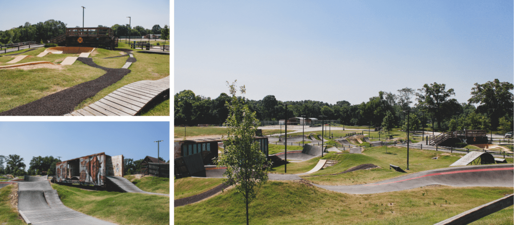 Collage at Railyard Bike Park