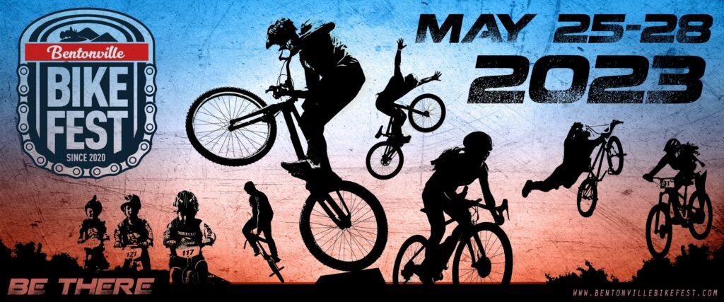 Event poster for Bentonville Bike Fest
