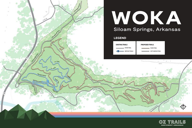 WOKA Map image from the downloadable PDF