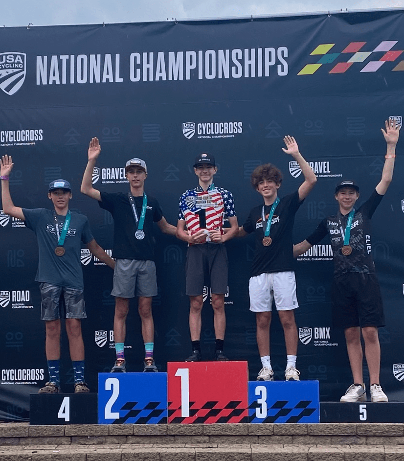 Preston on the podium